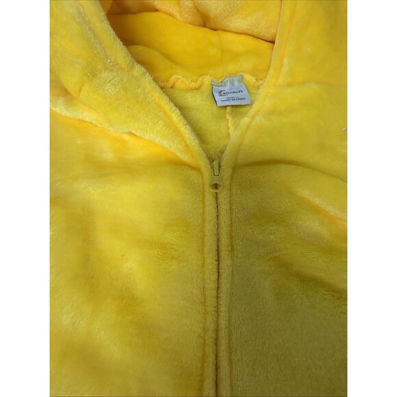 Unisex Pikachu Adult Deluxe Costume/Pajamas Medium Yellow - Picture 6 of 9